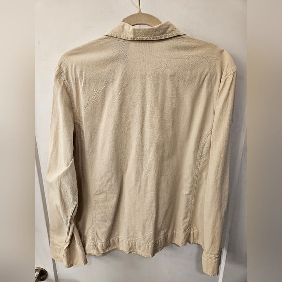 Vintage - Erika & Co. Cotton Denim Lt. Tan Zip Up Jacket - NWOT - Size XL - Picture 3 of 9